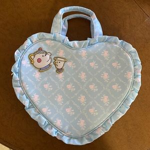 Stoney Clover Lane heart shaped crossbody tote with strap